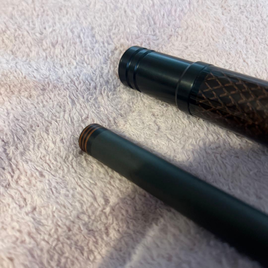 カーボン仕様クロコダイルデザイン ブラウンcolor ブレイク&ジャンプキュー