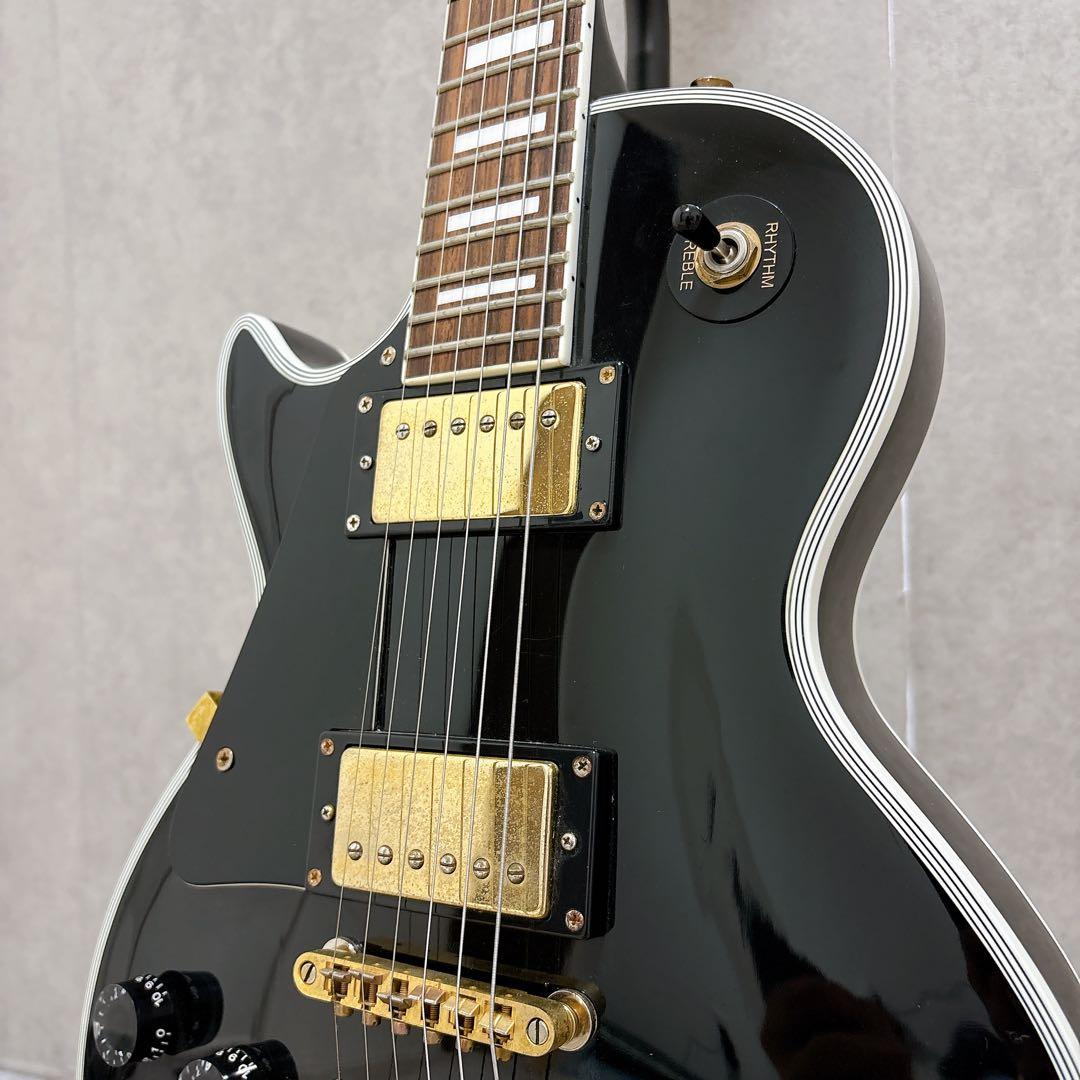 ぼっちざろっく レスポールカスタム 左 レフティ エレキギター 黒金 後藤ひとり