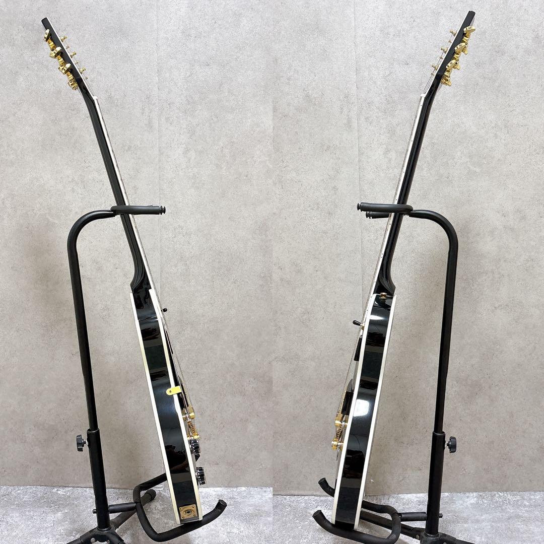 ぼっちざろっく レスポールカスタム 左 レフティ エレキギター 黒金 後藤ひとり