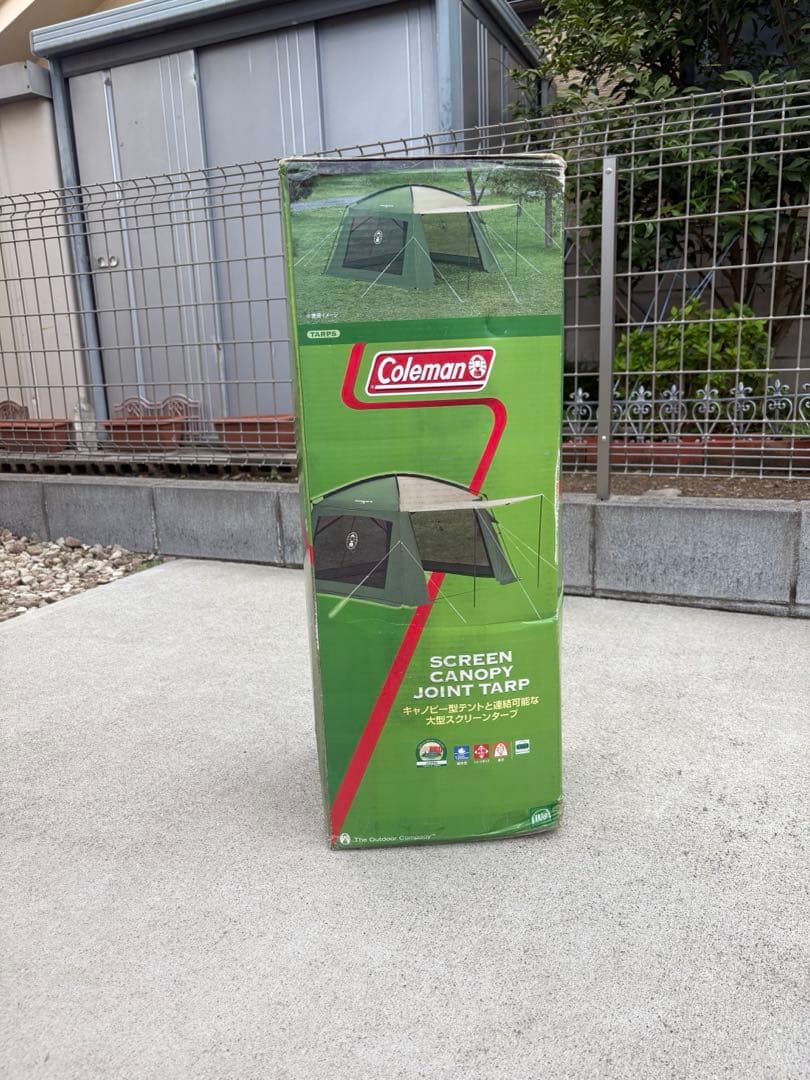 未使用 コールマン スクリーンキャノピージョイントタープ 170T15300J