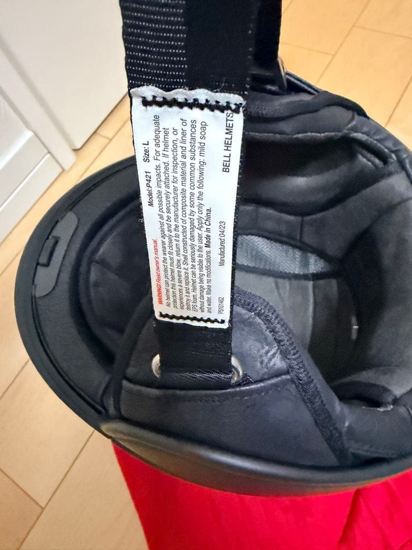 未使用　DOT規格　BELL スポーツ用ヘルメット　Lサイズ