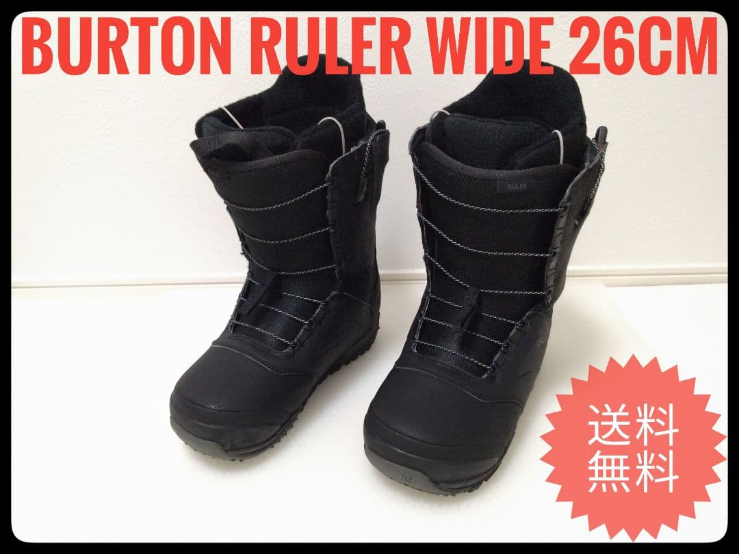 ◇BURTON RULER WIDE 26CM ブラック◇
