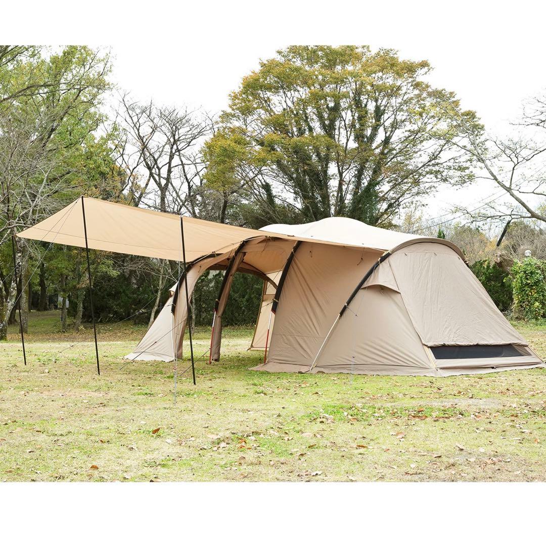 【総額11万超/極美品】ビジョンピークス クアトロアーチ2ルームテント＋RF