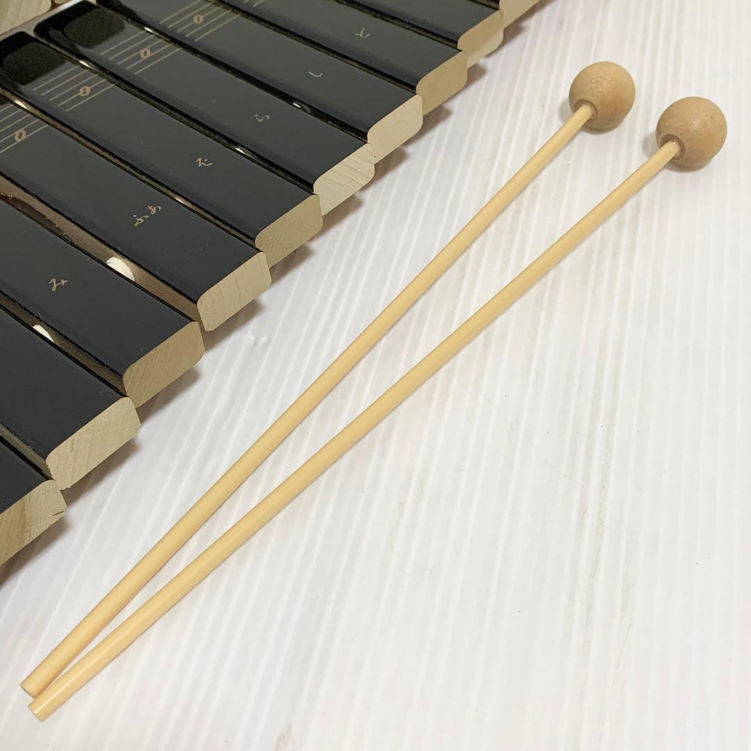 美品 木琴 YAMAHA 打楽器 ヤマハ卓上木琴 NO.185 ソフトケース付き