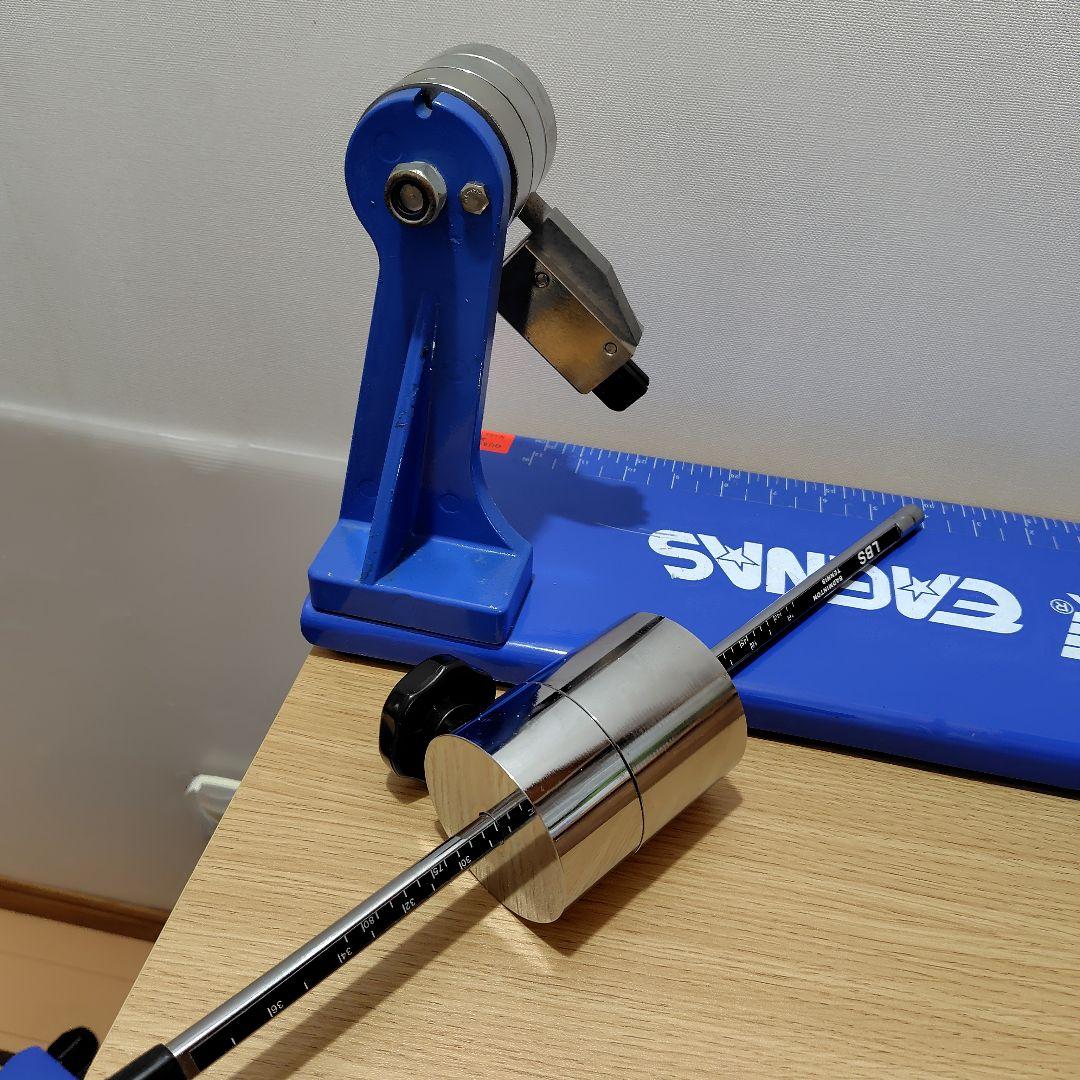 ストリングマシン　ガット張り機　分銅式　テニス　バドミントン　イグナス