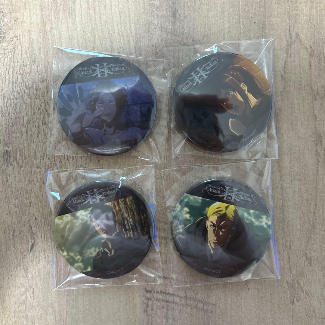 【進撃の巨人】オーケストラ Attack 音 体感 ２ 缶バッジ