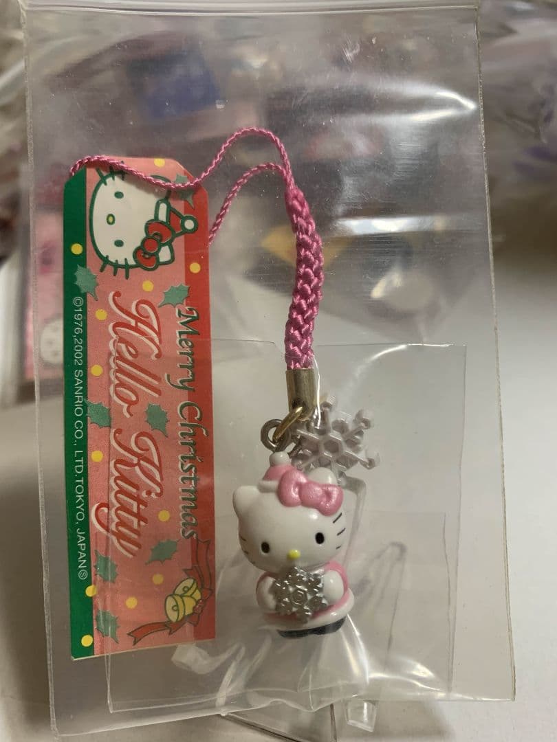 日*1様 ハローキティ根付け 2002年 Merry Christmasキティち