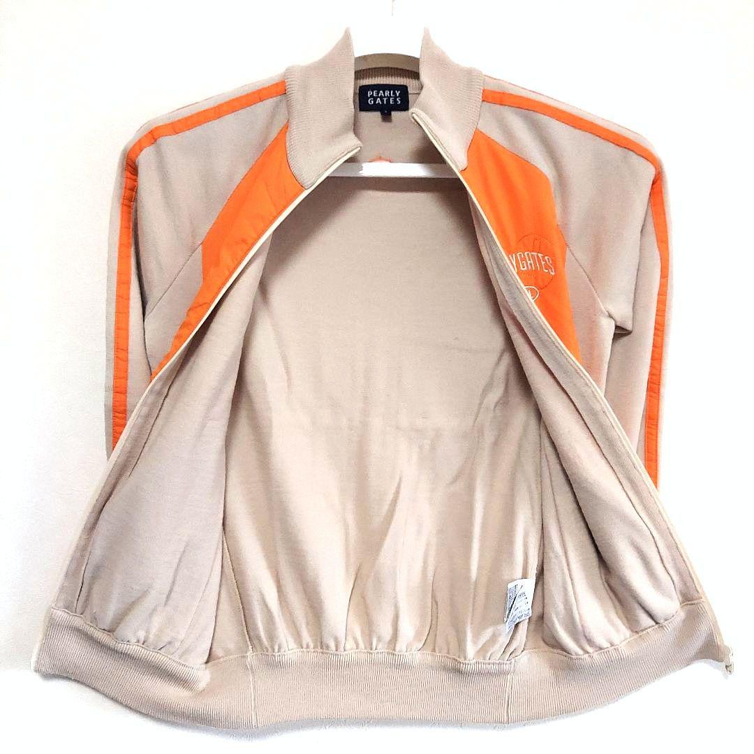 PEARLY GATES 中綿 ニット切り替えジャケット ゴルフウェア ジップ