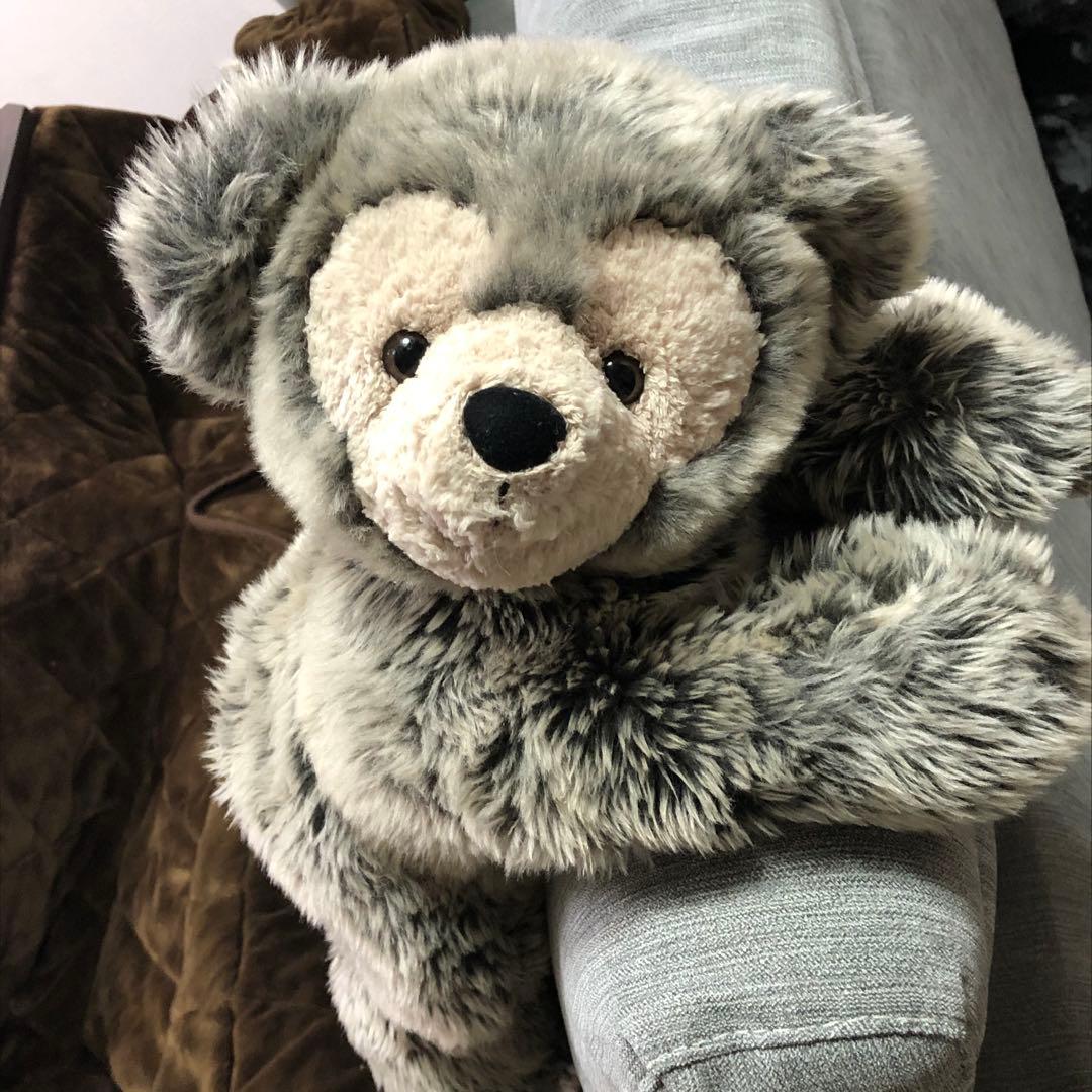 激レア　WDW ディズニーベアー　寝転び　ダッフィー　ユニベア　ブライス