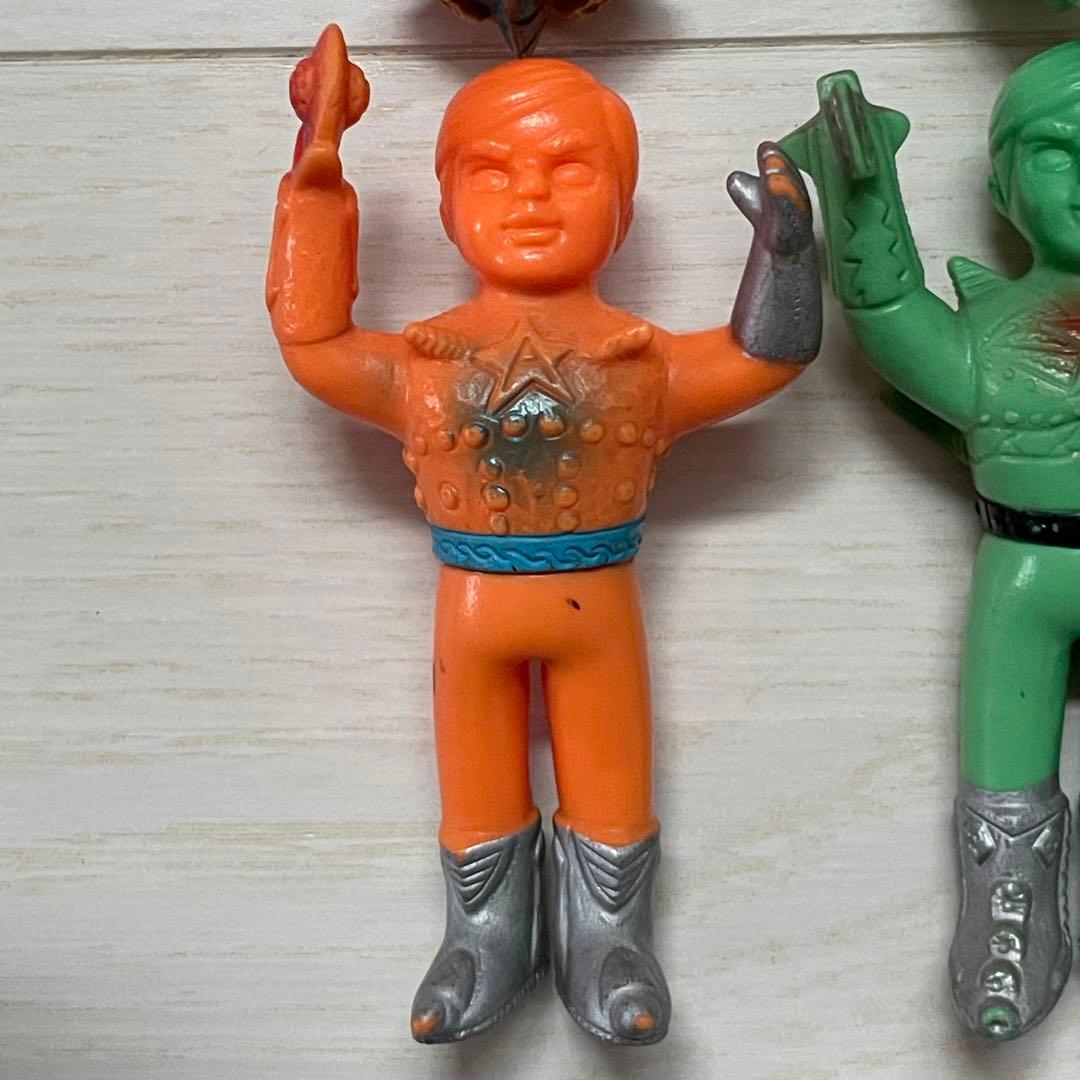 アストロミュー5 ミニソフビ マスクとりかえ隊員5体セット