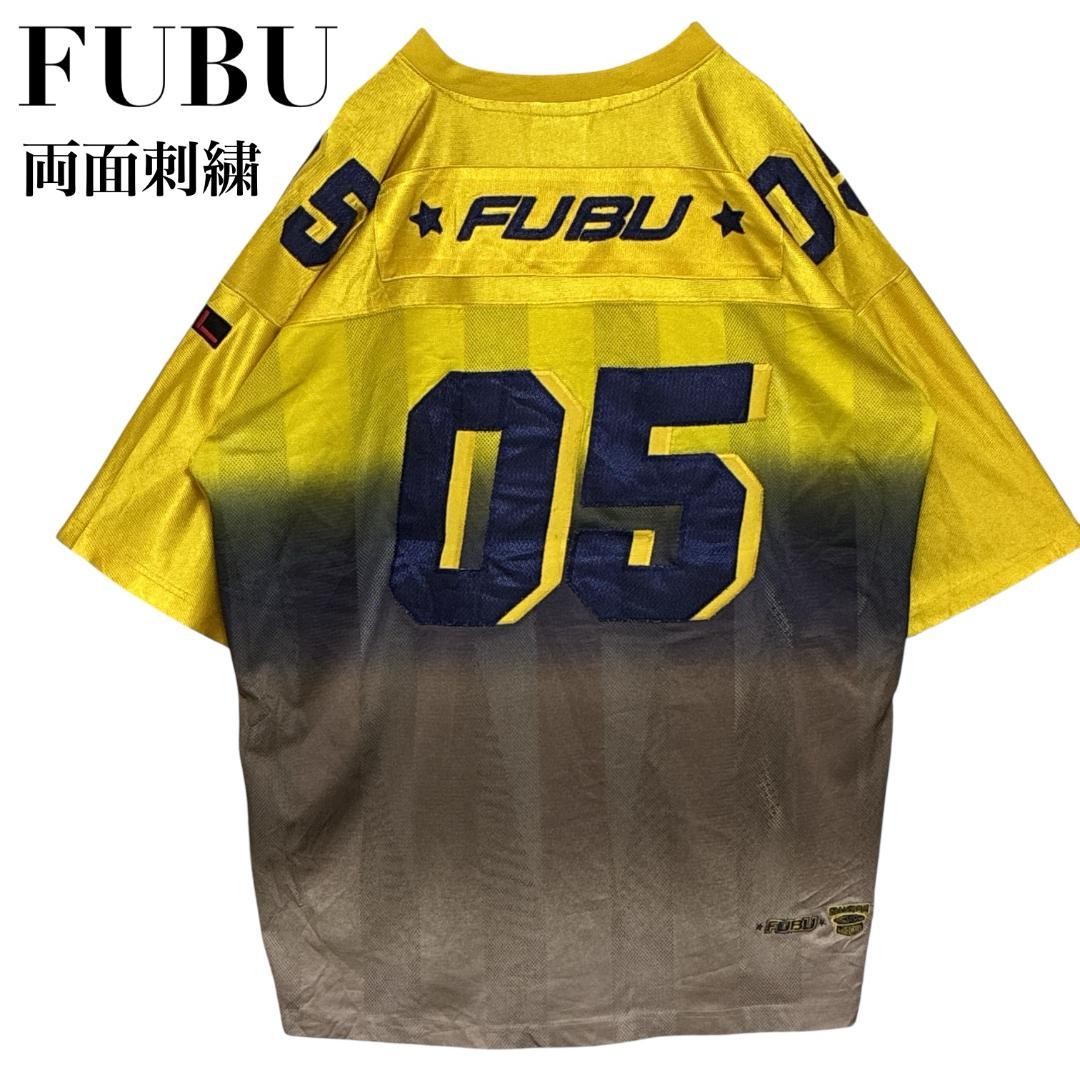 FUBU フブ ユニフォーム ゲームシャツ 両面刺繍 2XL 古着 ヒップホップ