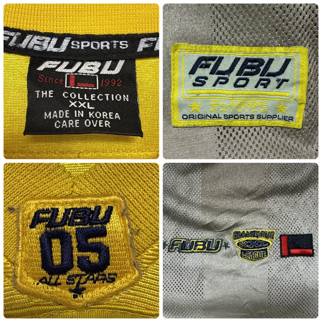 FUBU フブ ユニフォーム ゲームシャツ 両面刺繍 2XL 古着 ヒップホップ