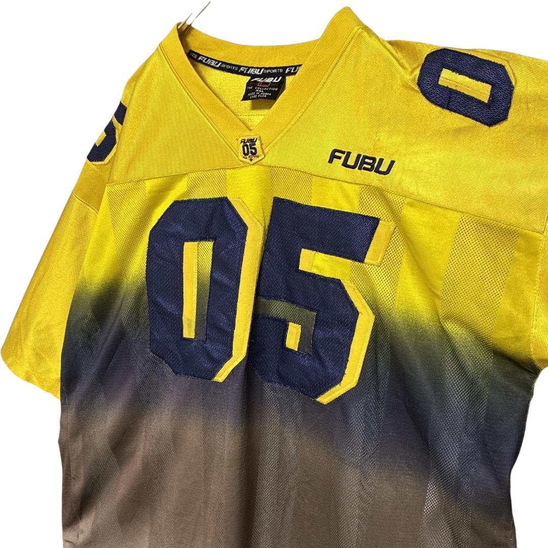 FUBU フブ ユニフォーム ゲームシャツ 両面刺繍 2XL 古着 ヒップホップ
