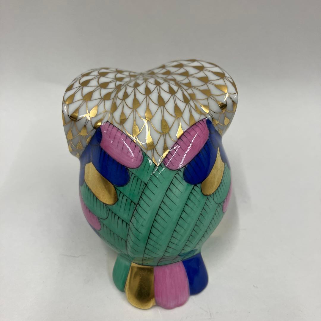 最終値下ヘレンド オウル 世界のフクロウ 箱 バリ　限定3000体