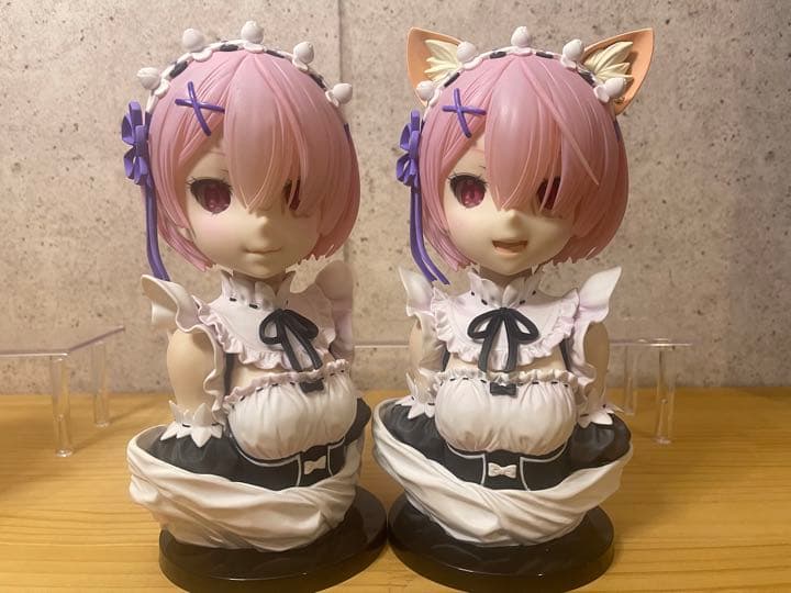 一番くじ　A賞　ラストワン賞　レム　ラム　エミリア　アートスケールフィギュア