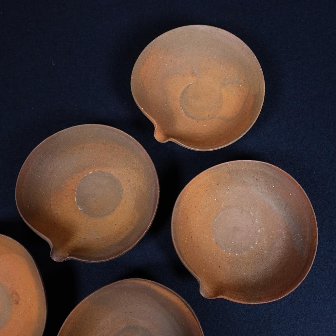 中里隆 本人作 唐津南蛮向付 共箱