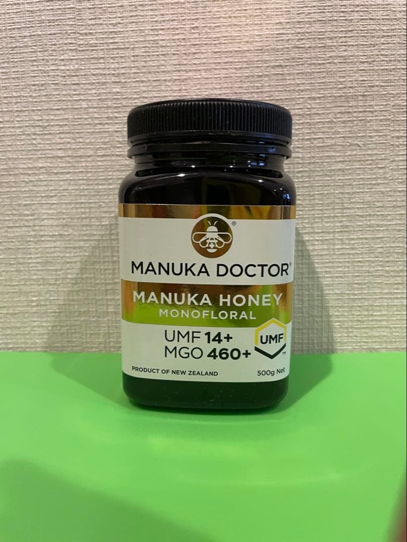 ニュージーランド産マヌカハニー蜂蜜５００g UMF14+ MGO460+２個