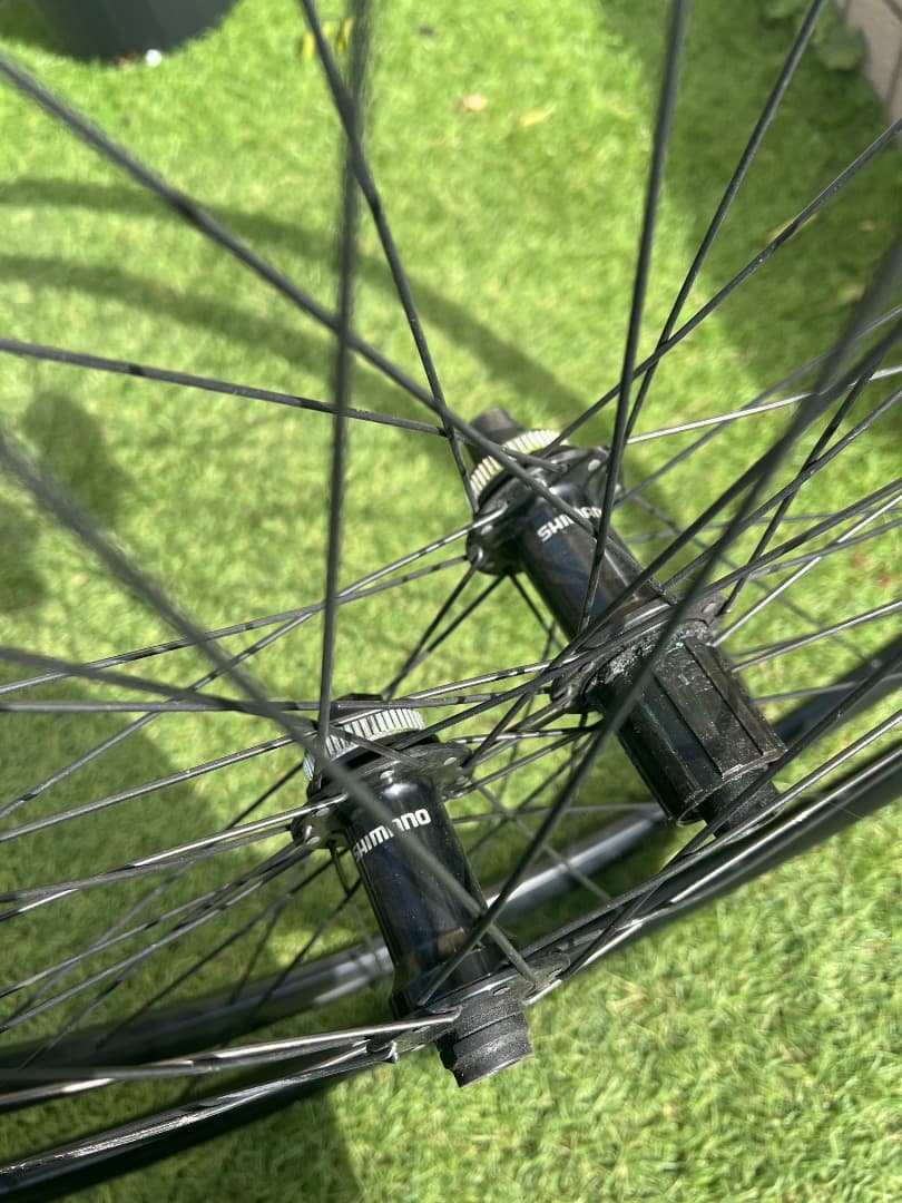 SHIMANO RS470 ブラックリム ホイール2個セット