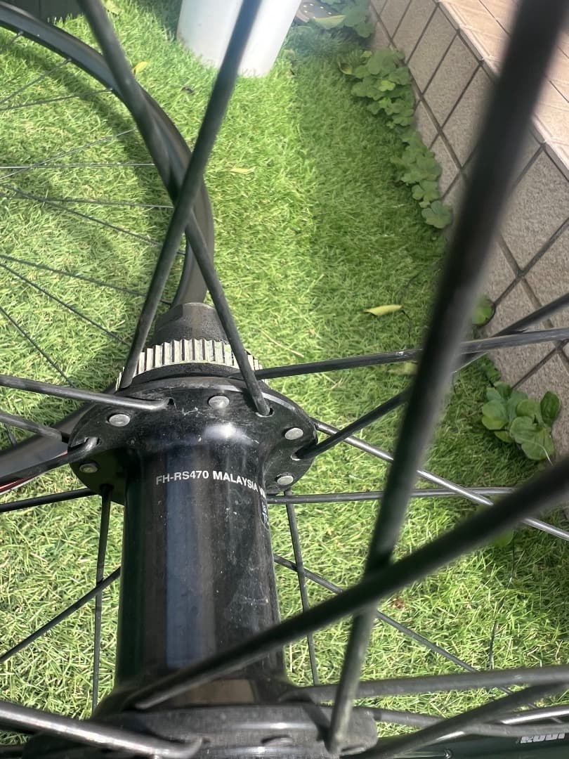 SHIMANO RS470 ブラックリム ホイール2個セット