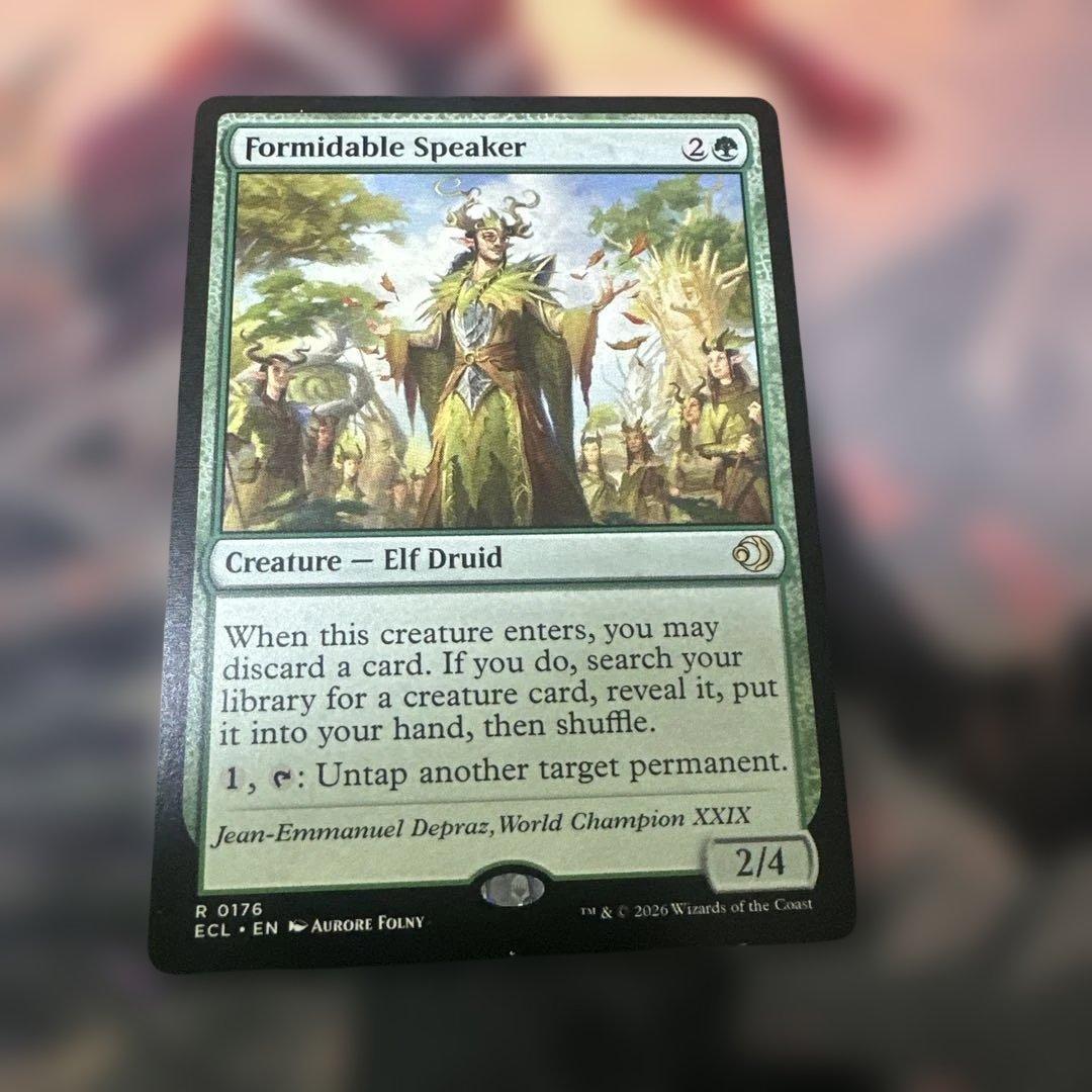 MTG 並外れた語り部/Formidable Speaker 英英英英