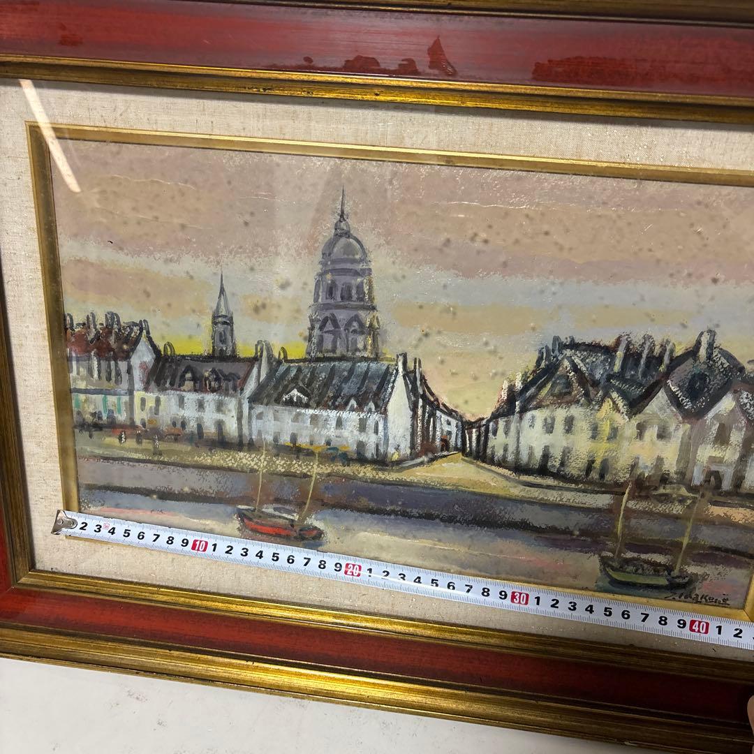 『￼真￼￼￼作』￼￼ ￼全道￼展￼会員　箱根寿保　「￼ブルターニュの港町」