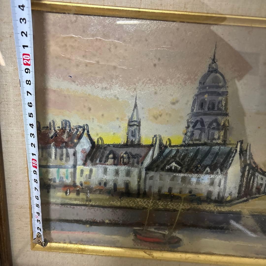 『￼真￼￼￼作』￼￼ ￼全道￼展￼会員　箱根寿保　「￼ブルターニュの港町」