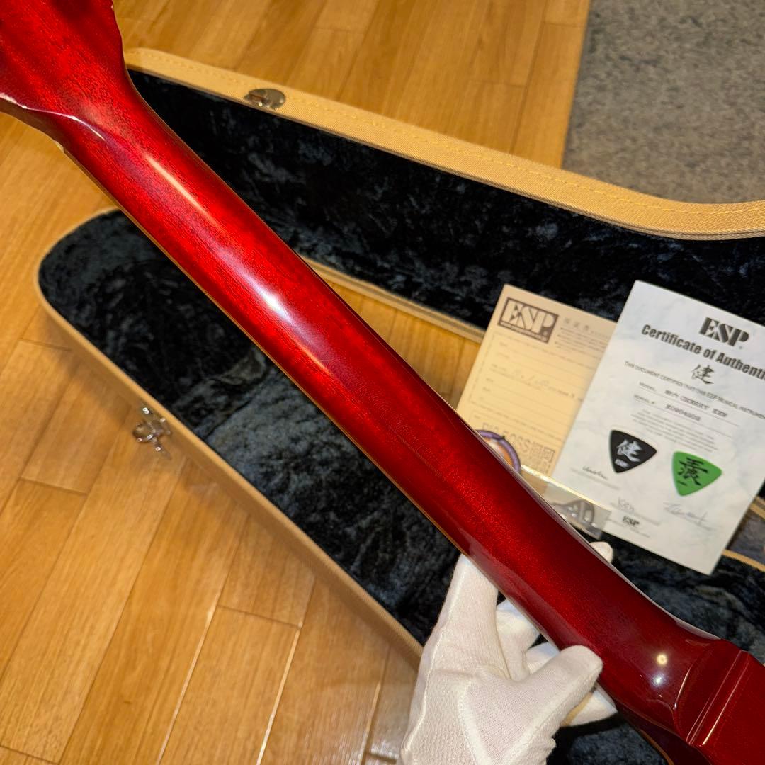 2008年製 ESP 助六 CHERRY KEN 横山健 シグネイチャーモデル