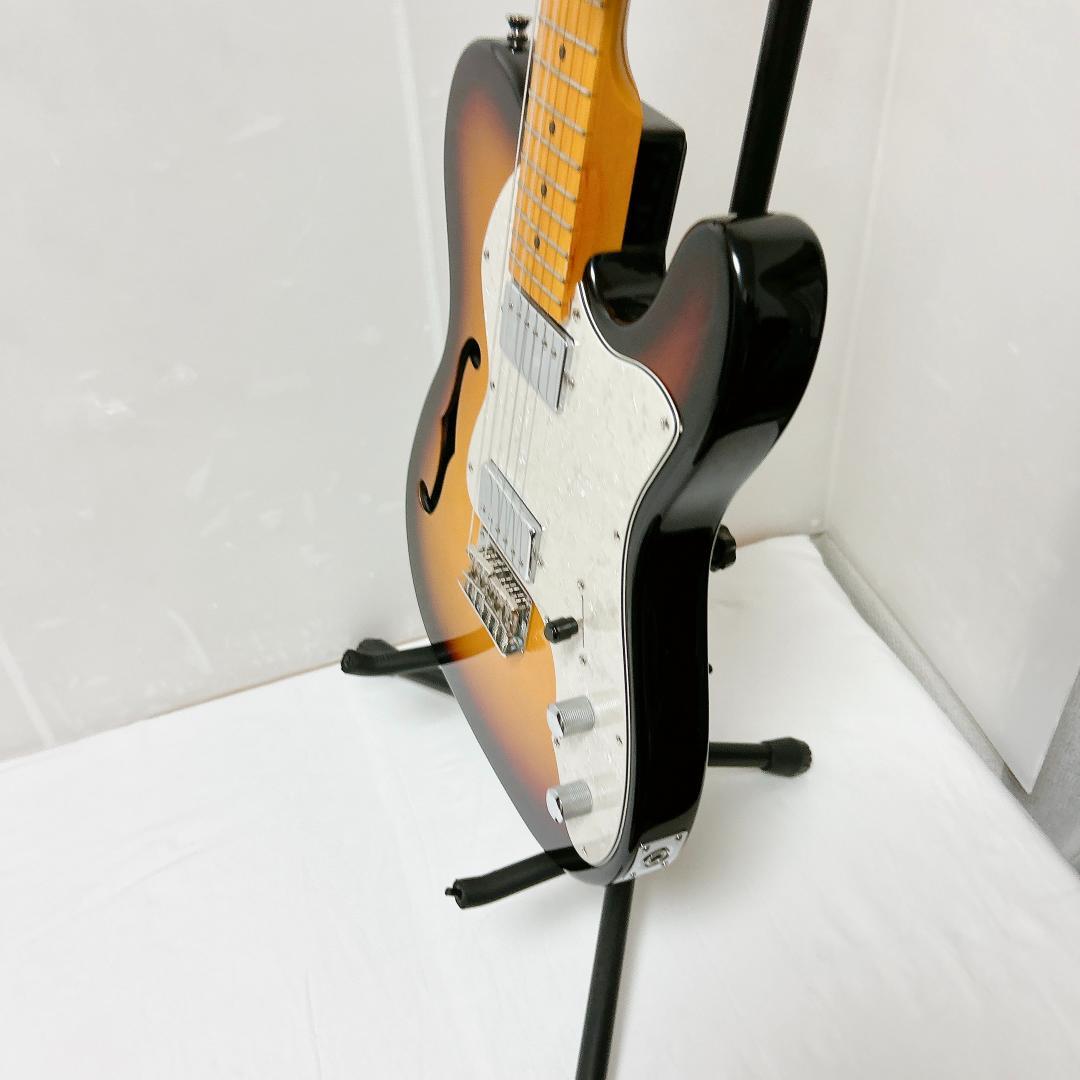 美品 Donner ドナー Telecaster Thinline サンバースト