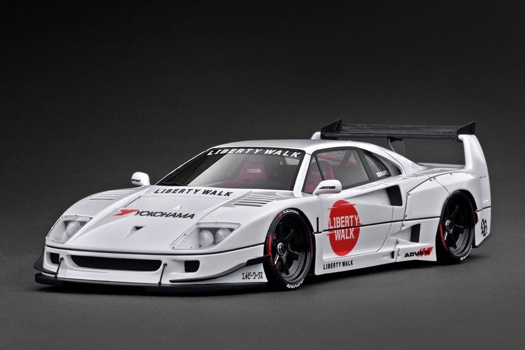 イグニッションモデル F40 1/18 LB-WORKS 40 White