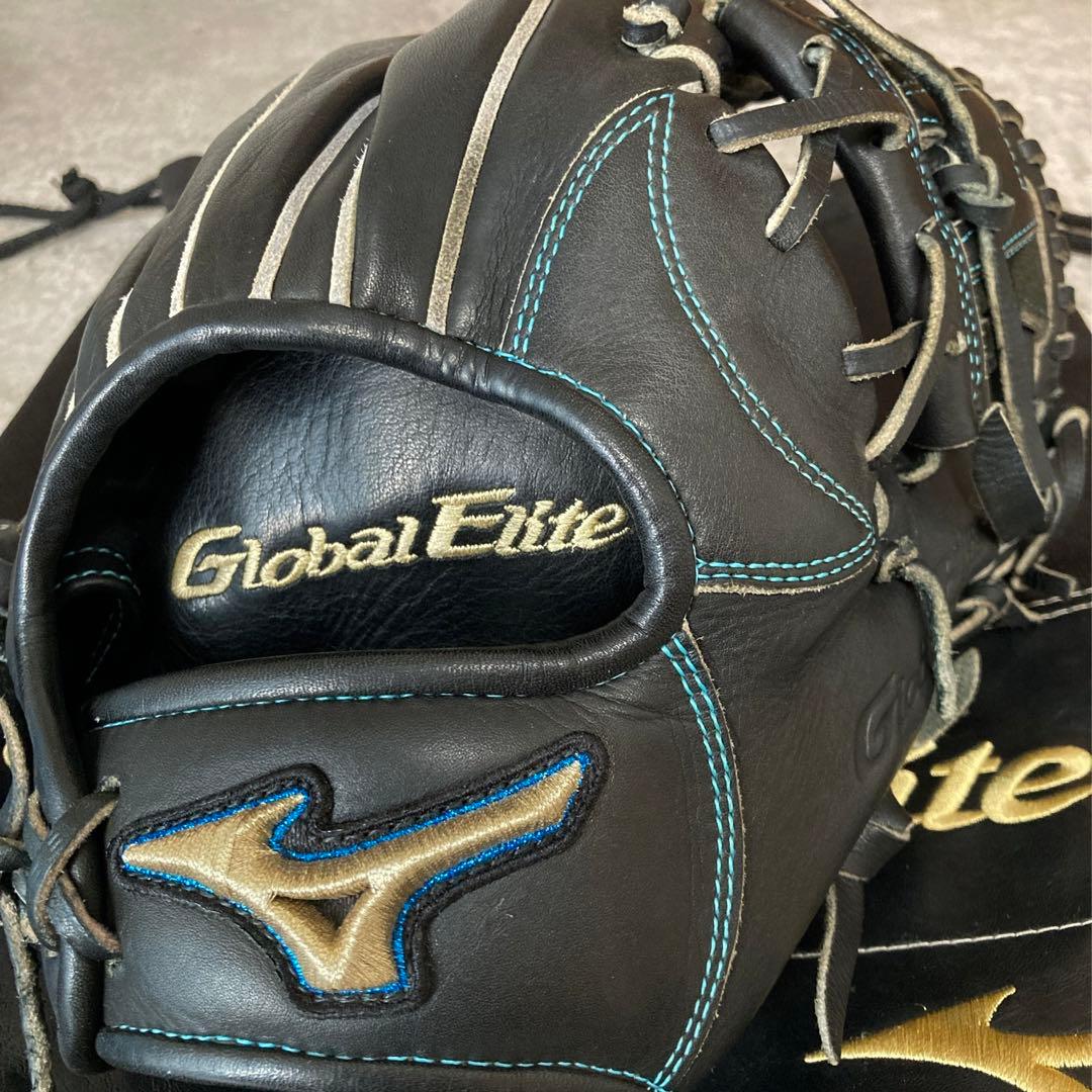 ミズノ グローバルエリート 一般 大人用 軟式 内野 野球 グローブ 良型即戦力