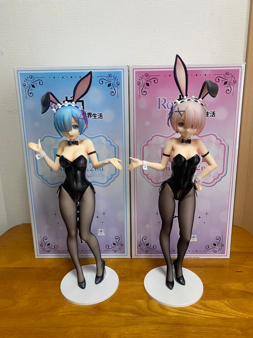 リゼロ　レム　ラム　バニー　フィギュア　フリーイング