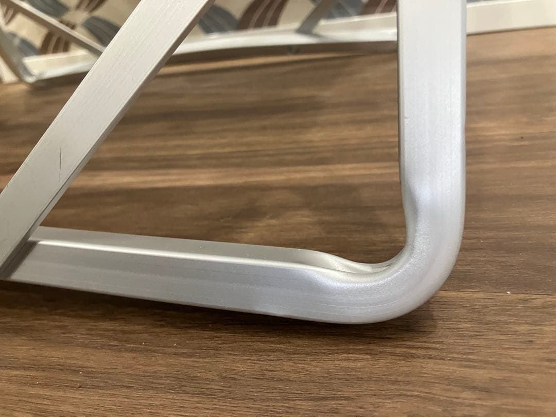 新品希少　コールマン　ファイアープレイスフォールディングチェア　ロー　ボーダー