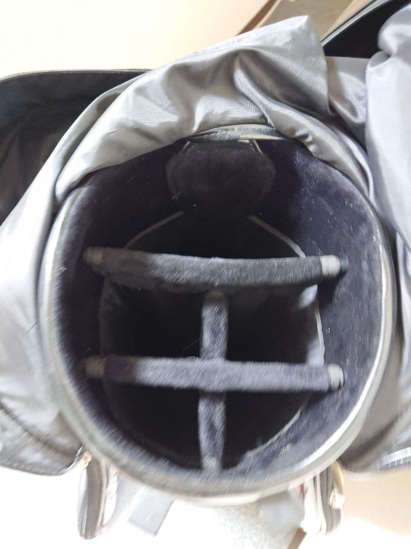 LEXIM キャディバッグ ブラック・ゴールド　スタンド付き❗️