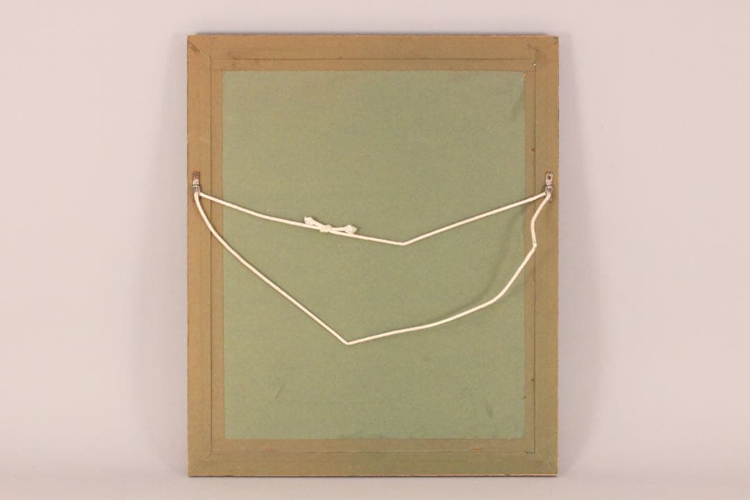 No5088 額装　染色画　花鳥　紅型　びんがた　琉球　伝統工芸　美術　送料無料