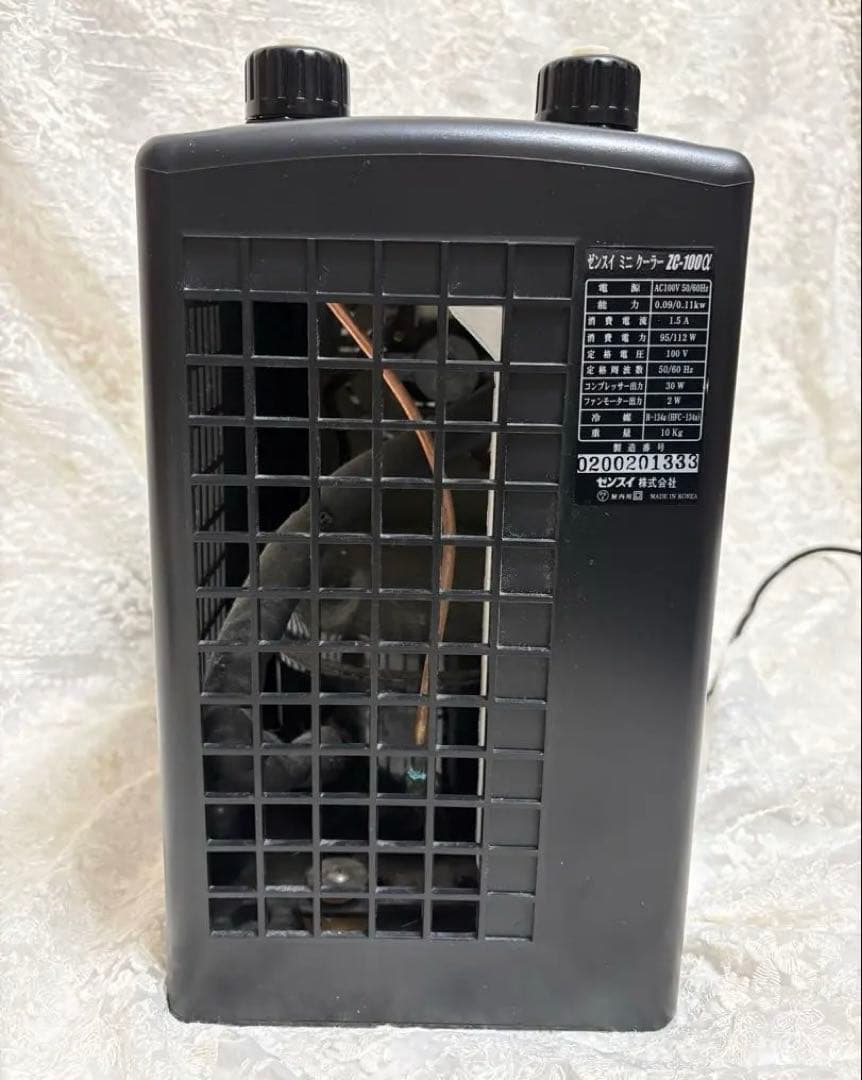 赤*影様 ゼンスイ ZC-100α 水槽用ミニクーラー 【通電確認・動作未確認・