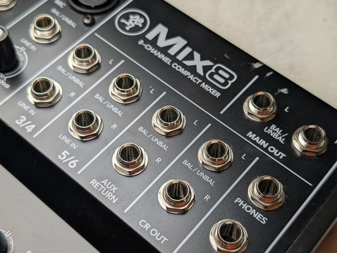 【美品USED】MACKIE MIX8 アナログミキサー