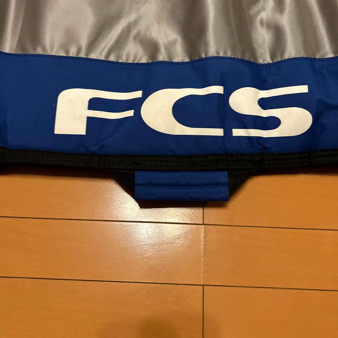FCS サーフボードトラベルハードケース シルバー/ブルー　2枚収納可能　6.7