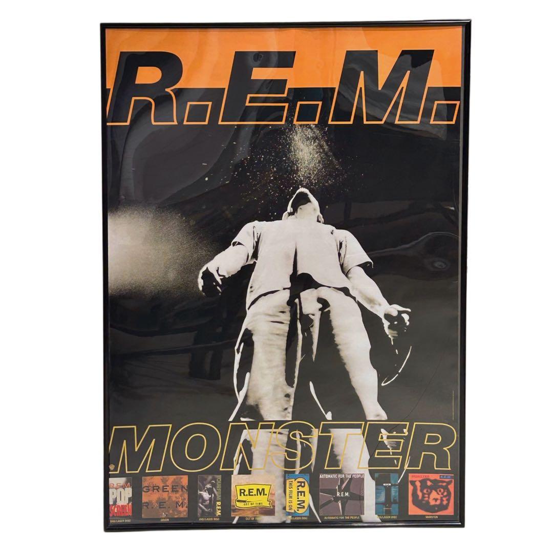 額付き R.E.M. 1995年 MONSTER モンスター ポスター