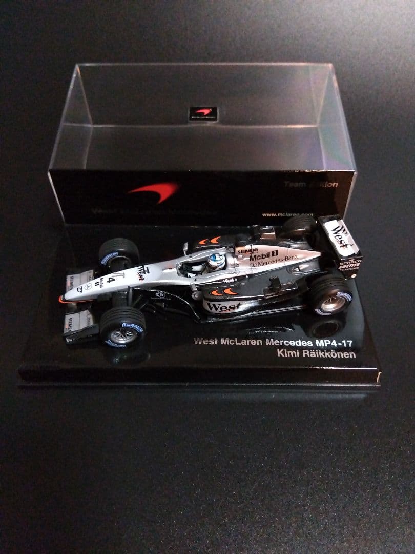ミニチャンプス F1 ライコネン マクラーレンMP4-17 チーム限定 1/43