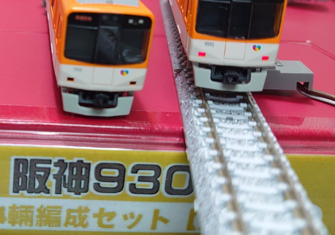 白ライト 標識灯点灯 阪神 9300系 6両 グリーンマックス 前面仕上