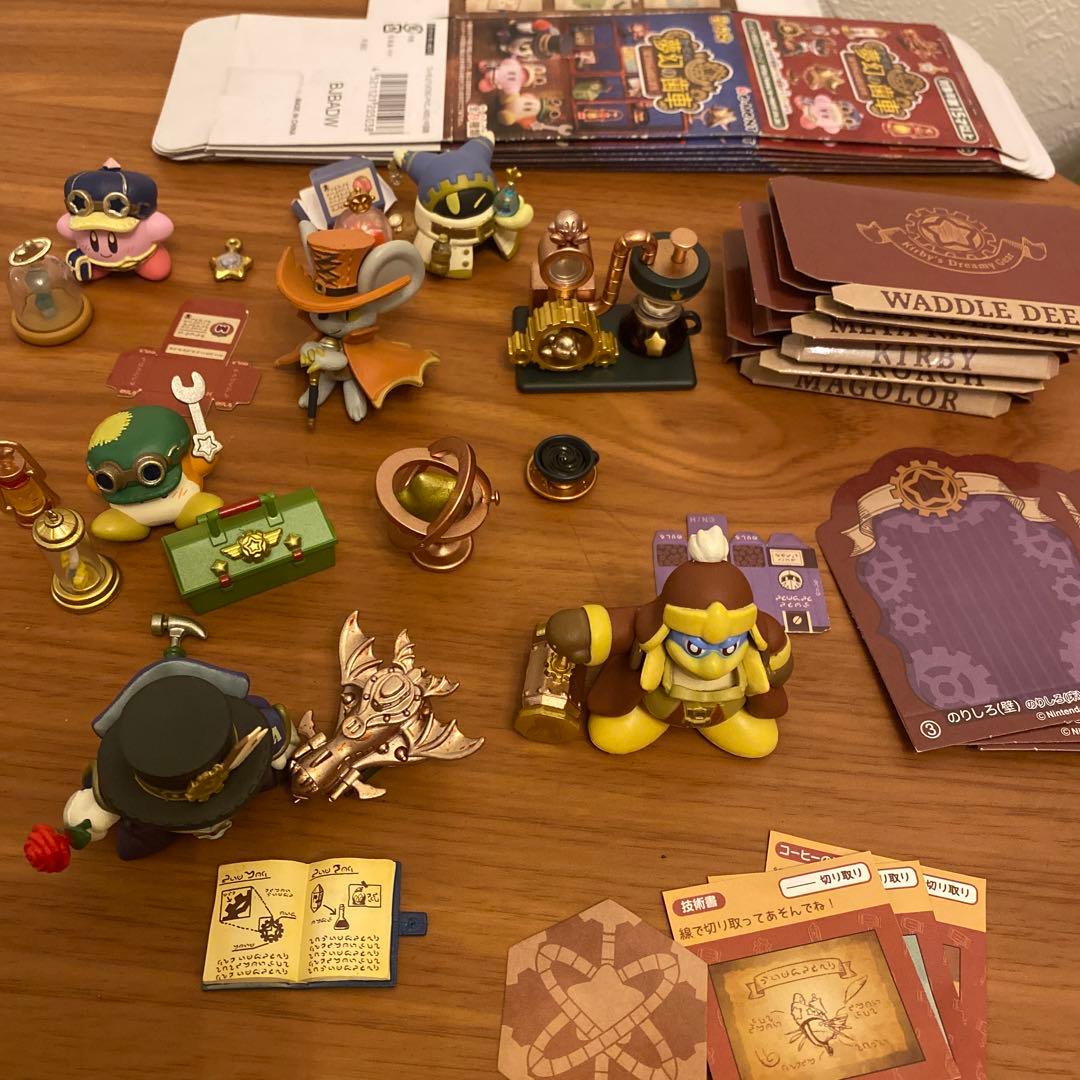 全6種セット】星のカービィ カービィと夢幻の歯車 ぼうけんのはじまり リーメント