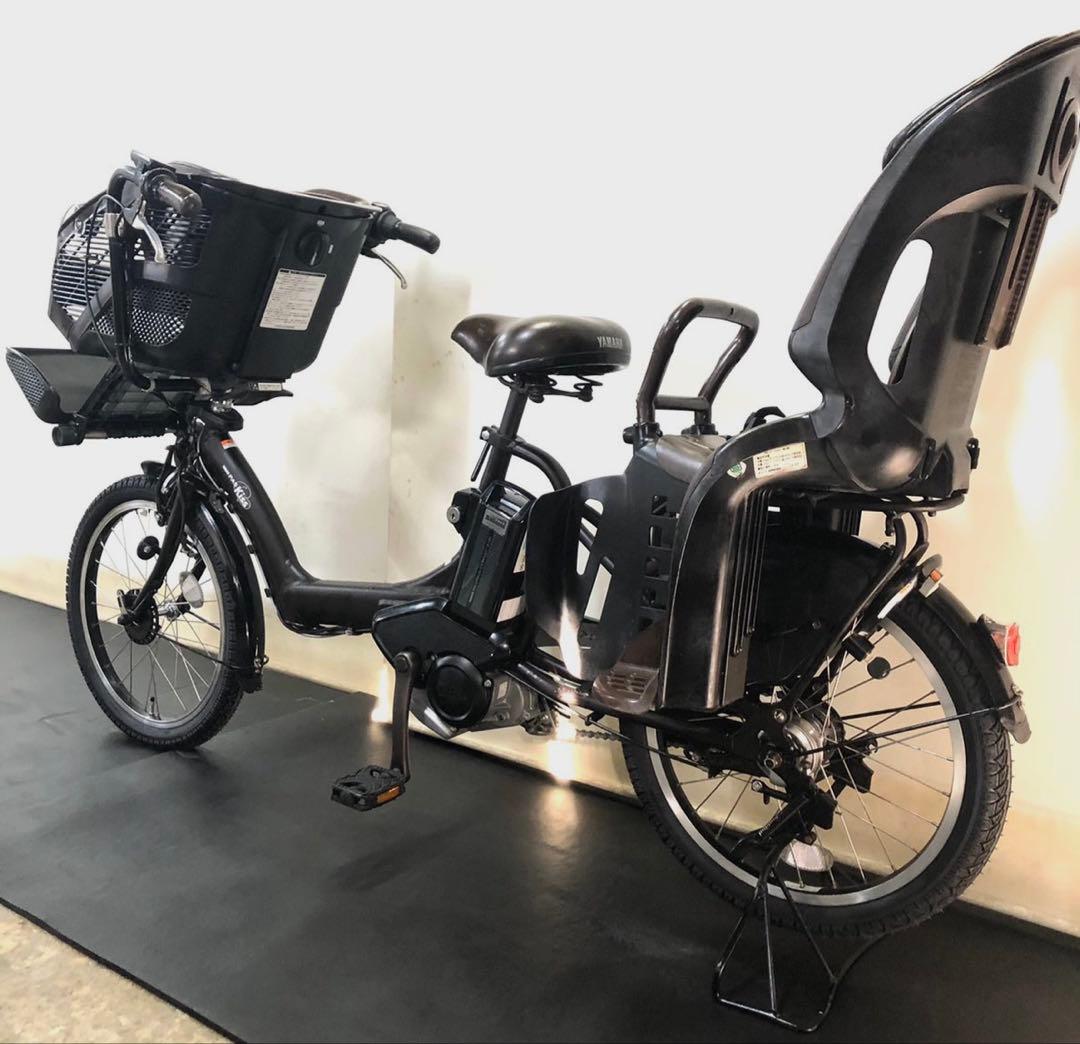 1年保証　ヤマハ　パスキッス　20インチ　子供乗せ　茶色　電動アシスト自転車