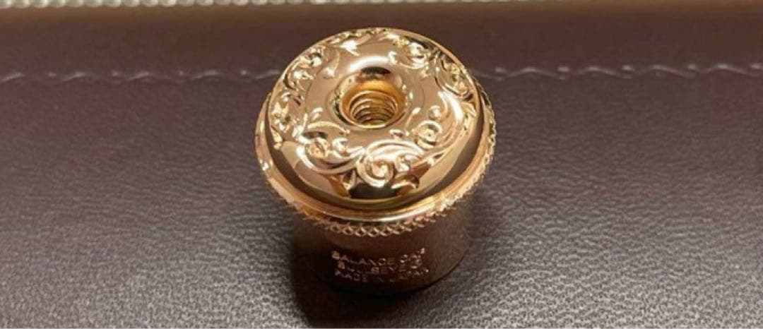 1/19まで！フルートバランスキャップ ピンクゴールドロングタイプ ブルズアイ