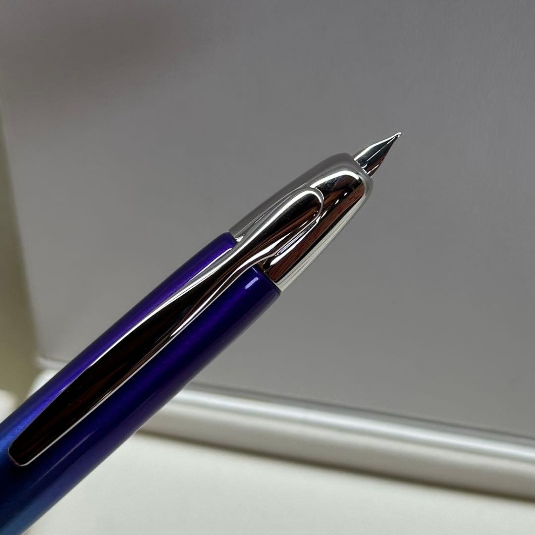 藤　パイロット　キャップレス　絣　リミテッドエディション　トワイライト