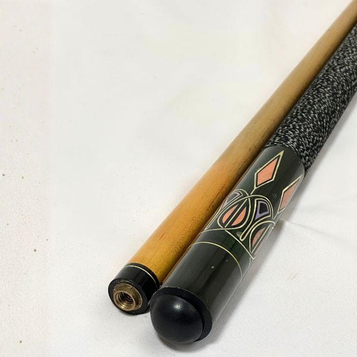ビリヤードキュー 2ピース 149cm ケース付 曲がりなし ジョイント プレイ