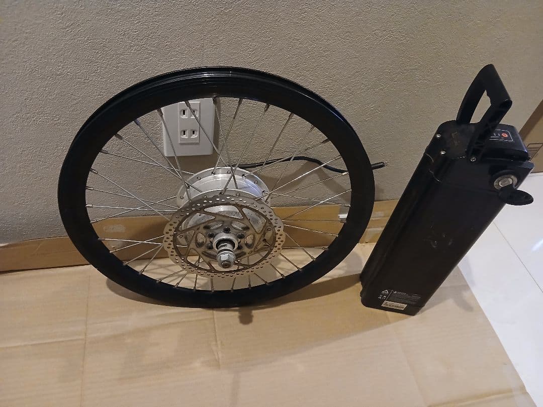 20インチの自転車の車輪