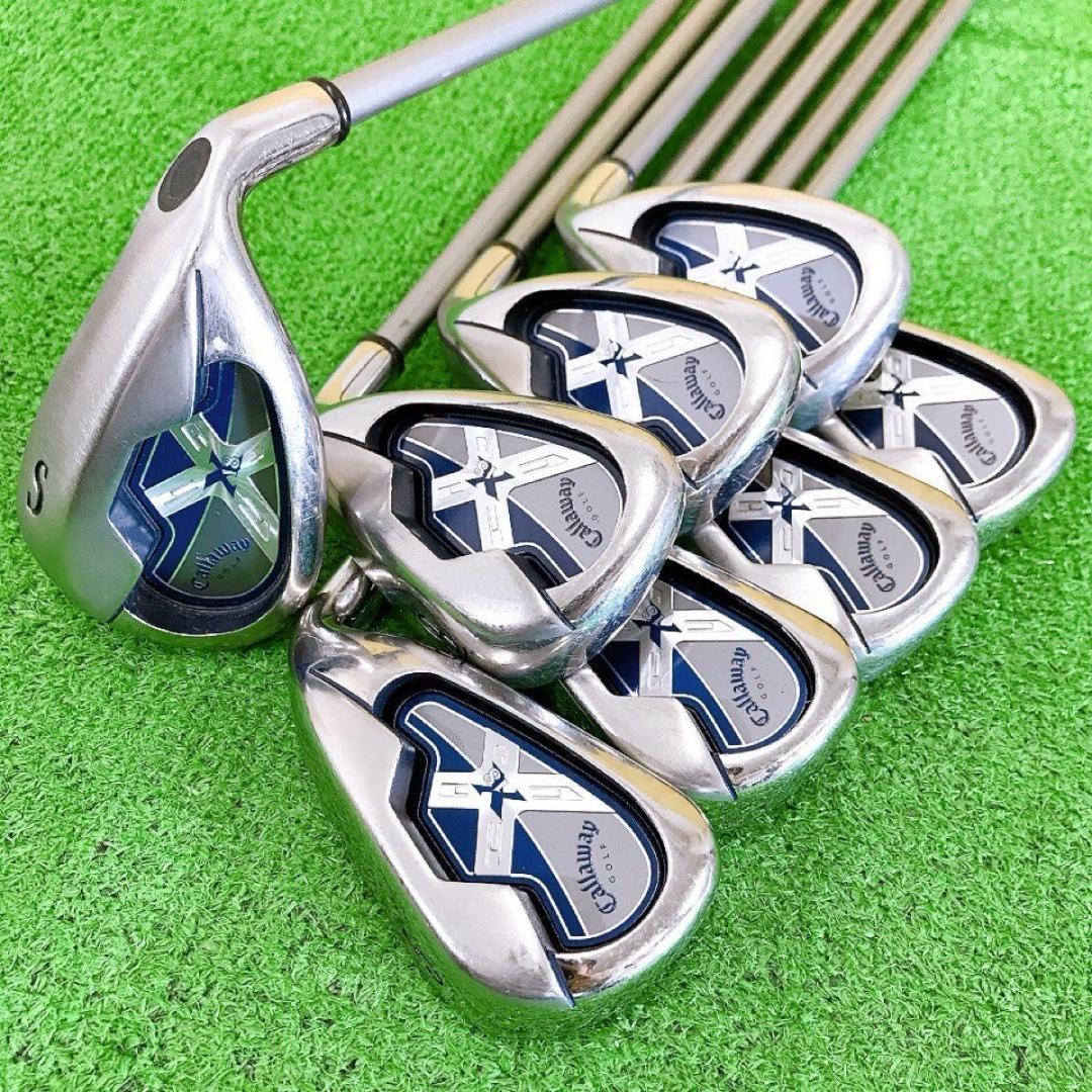 テ01★キャロウェイ X-18 8本レディースアイアンセットL Callaway