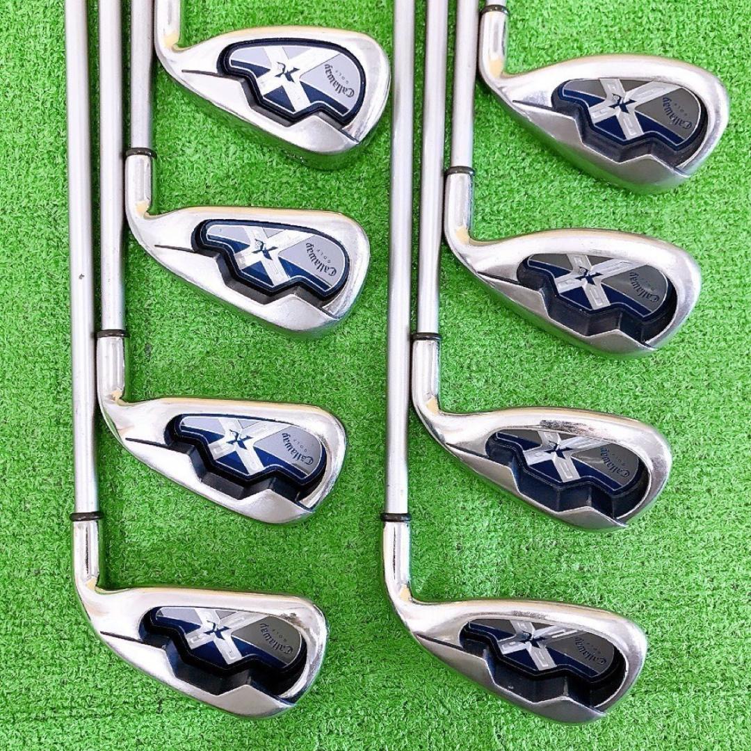 テ01★キャロウェイ X-18 8本レディースアイアンセットL Callaway