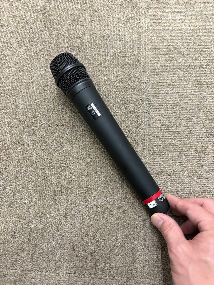 【極美品】TOA ワイヤレスマイク ハンド型 WM-1220 動作良好 希少純正