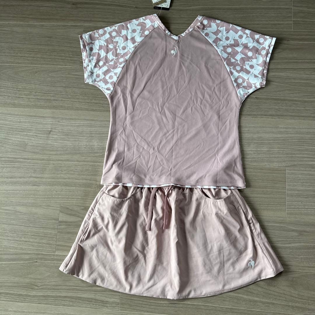 【新品未使用】ルコック レディース リバーシブルテニスウェア ピンク ４way